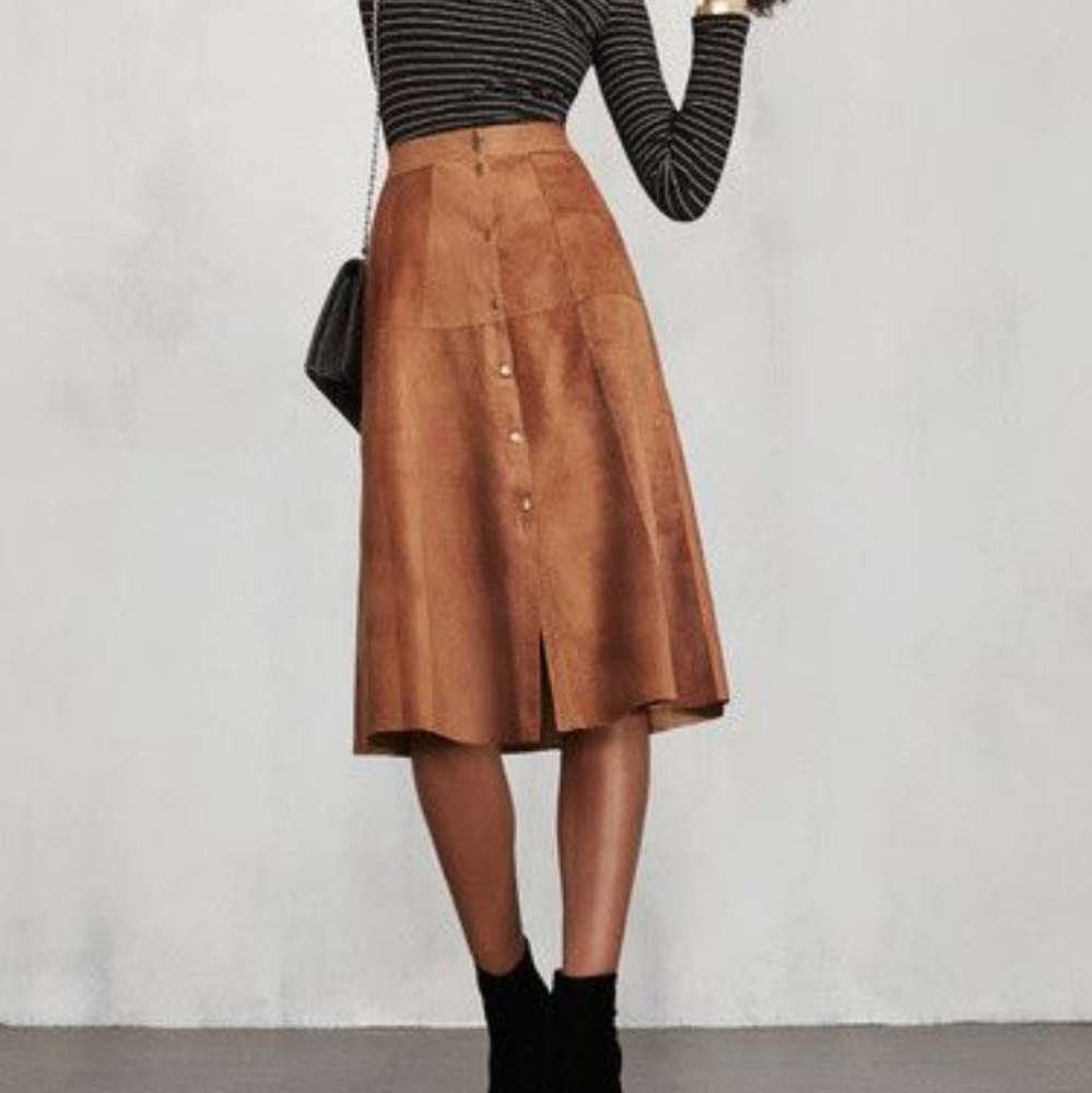 Reformation Bonilla Midi Skirt: 6 - Picture 3 of 3